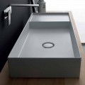 Matt white ceramic countertop wash basin Icon by Alice Ceramica