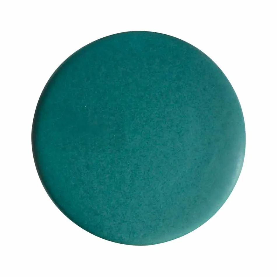 Modern design round ceramic countertop washbasin Star Round 40 cm Viadurini