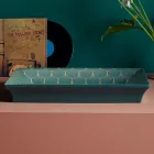 Semi-recessed washbasin in Fire Clay of Different Finishes Made in Italy - Ultima Viadurini