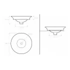 Semi-recessed washbasin in Fire Clay in different finishes Made in Italy - Capatosta Viadurini