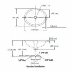 Baroque undermount sink in fire clay and gold made in Italy, Aegean Viadurini