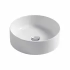 40 cm Round Washbasin in White or Leivi Colored Ceramic Viadurini