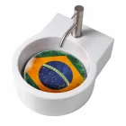 Countertop design washbasin / suspension made in Italy Tor Viadurini