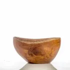 Vigevano modern countertop washbasin in natural teak wood Viadurini