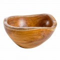 Modern countertop sink made with natural teak wood Vigevano