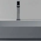 Countertop or wall hung sink in ceramic L 90cm made in Italy, Gais Viadurini