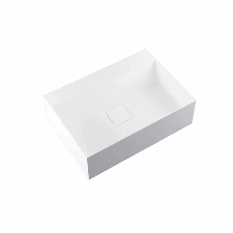 Countertop design washbasin produced in Italy, Lavis Viadurini