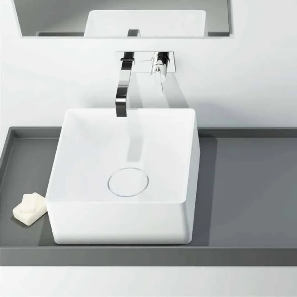 Modern countertop washbasin made in Italy, Forino Viadurini