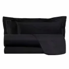 Cotton Satin Sheets Set for Double Bed Solid Color - Freesia Viadurini