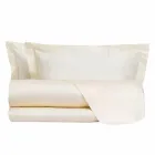 Cotton Satin Sheets Set for Double Bed Solid Color - Freesia Viadurini
