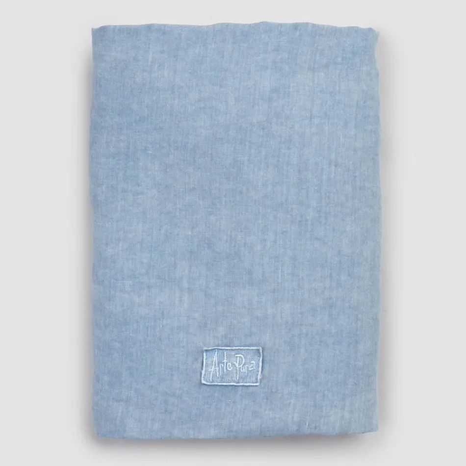 Double Fitted Sheet, Luxury Colored Linen Made in Italy - Fiumano Viadurini