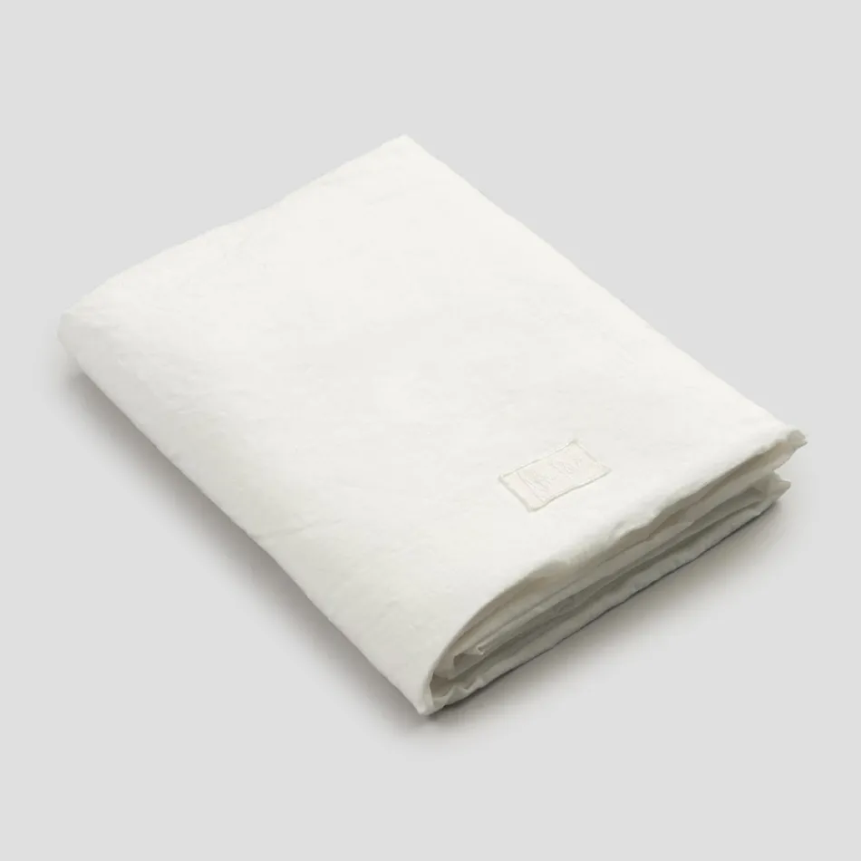 Double Fitted Sheet, Luxury Colored Linen Made in Italy - Fiumano Viadurini