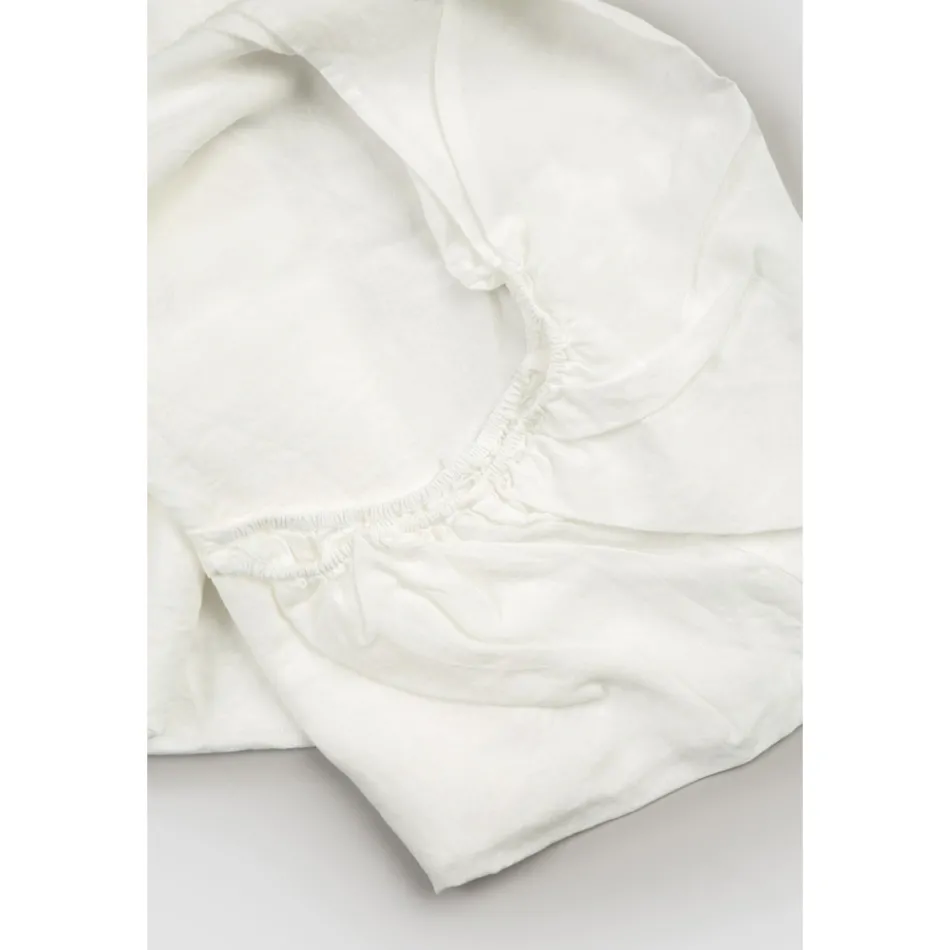 Double Fitted Sheet, Luxury Colored Linen Made in Italy - Fiumano Viadurini