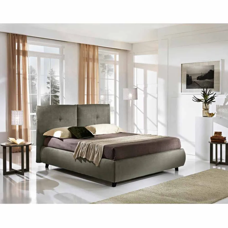 Double bed with lifting box 160x190 / 200 cm Nina Viadurini