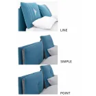 Double Bed with Container Covered in Fabric Made in Italy - Renato Viadurini