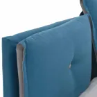 Double Bed with Container Covered in Fabric Made in Italy - Renato Viadurini