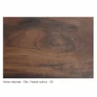 Design double bed with leather upholstered headboard Menardo Viadurini