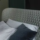 Double bed, without container, contemporary design Corolle by Bolzan Viadurini