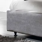 Upholstered double bed with lifting container 160x190 / 200cm Mia Viadurini
