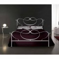 Wrought-iron double bed Rubino