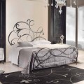 Classic design iron double bed Allison, handmade in Italy