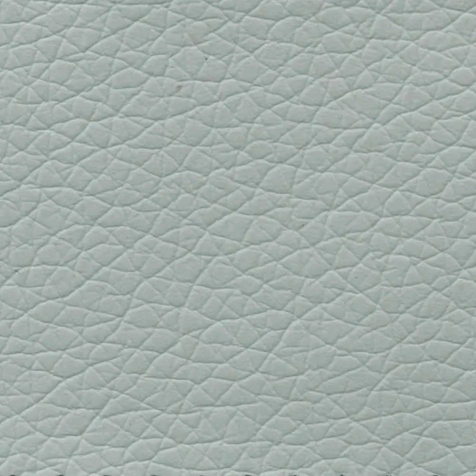 Double Bed in Leatherette with Wooden Feet Made in Italy - Perzio Viadurini