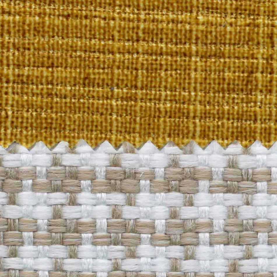 Double Bed in Fabric with Metal Feet Made in Italy - Glorio Viadurini