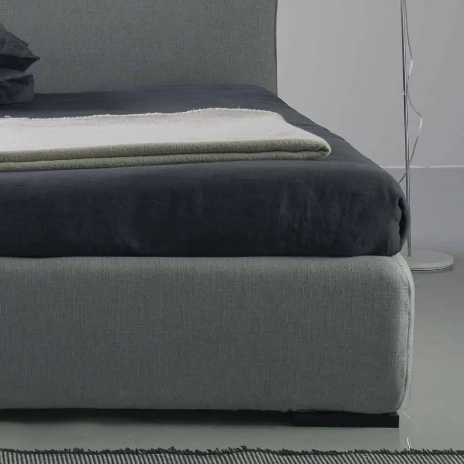 Modern double bed, without storage, Gaya New by Bolzan Viadurini