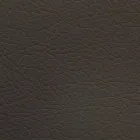 Double Bed Covered in Imitation Leather with Feet Made in Italy - Nurzio Viadurini