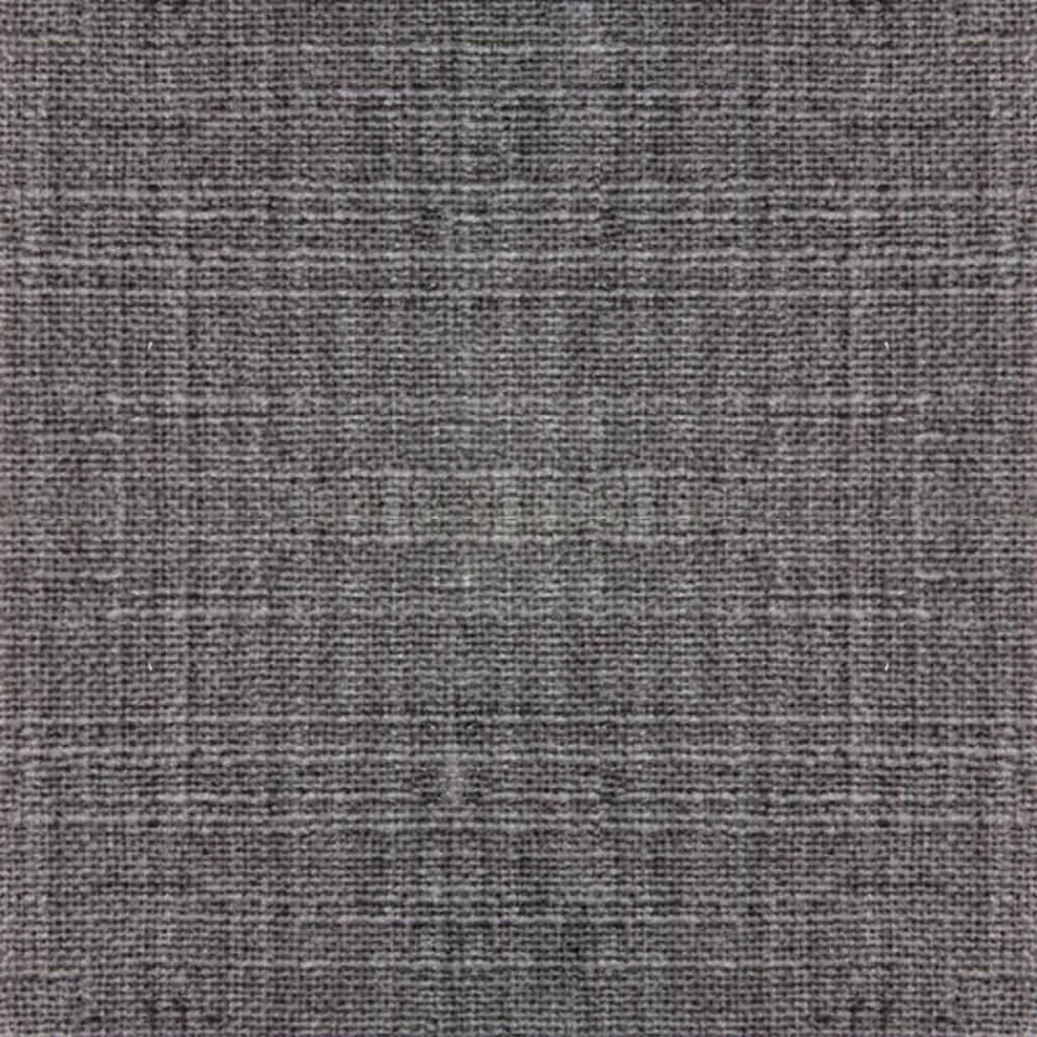 Double Bed Upholstered in Fabric with Black Feet Made in Italy - Bandola Viadurini