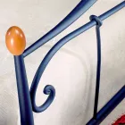 Single Bed in Wrought Iron Dalia Viadurini