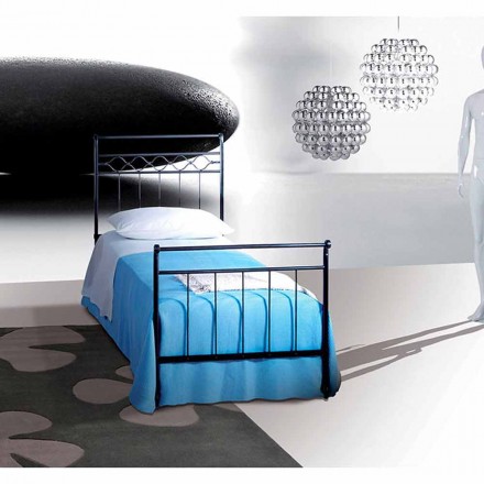 Single Bed in Wrought Iron Hephaestus Viadurini