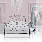Single Bed in Wrought Iron Febo Viadurini