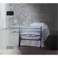 Wrought-iron single bed Topazio