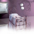 Wrought-iron single bed Zircone
