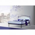 Wrought-iron small double bed Ametista
