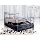 A bed and a Half Square Wrought Iron Hephaestus Viadurini