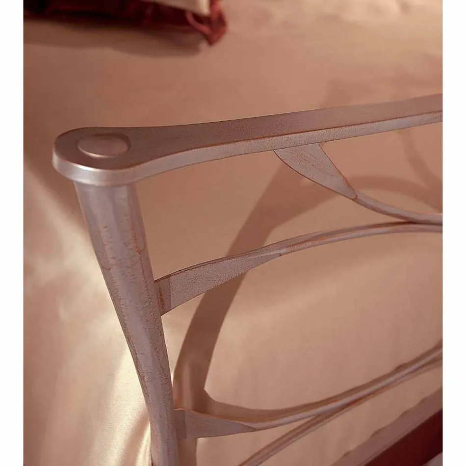 A bed and a Half Square Wrought Iron Hydra Viadurini