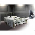 Wrought-iron small double bed Pan