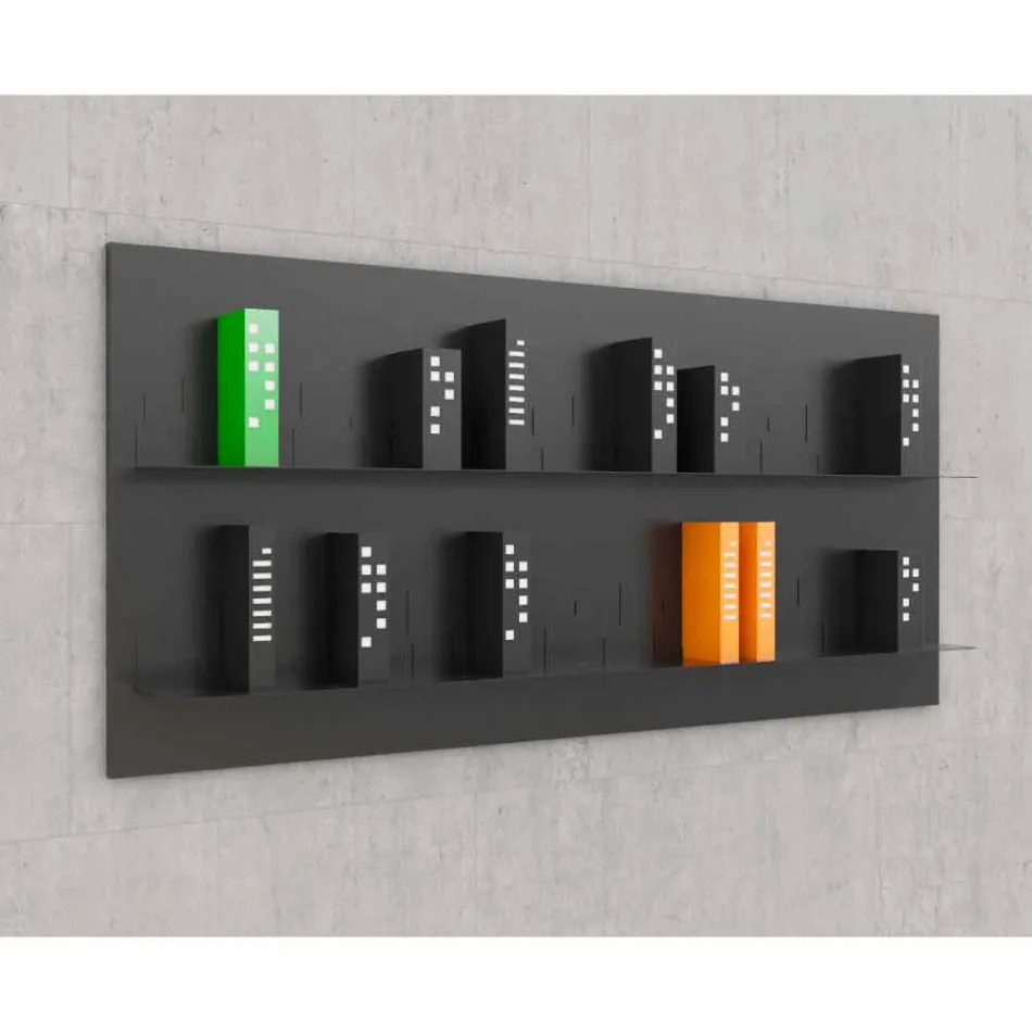 Library to Hang Skyline 186x86 Mabele Viadurini