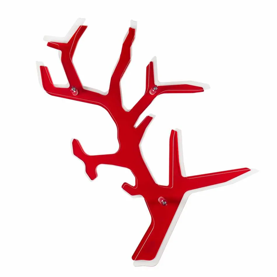 Contemporary red design wallcover for Carol, made in Italy Viadurini