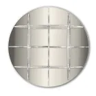 Round Wall Bookcase in Gold or Silver Plexiglass Made in Italy - Lizzy Viadurini