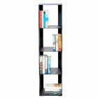 Modern Floor Bookcase Iron Black, Red, White or Gray Made in Italy - Pls Viadurini