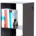 Modern Floor Bookcase Iron Black, Red, White or Gray Made in Italy - Pls Viadurini