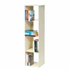 Modern Floor Bookcase Iron Black, Red, White or Gray Made in Italy - Pls Viadurini