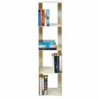 Modern Floor Bookcase Iron Black, Red, White or Gray Made in Italy - Pls Viadurini