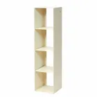 Modern Floor Bookcase Iron Black, Red, White or Gray Made in Italy - Pls Viadurini