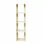 Modern Floor Bookcase Iron Black, Red, White or Gray Made in Italy - Pls Viadurini