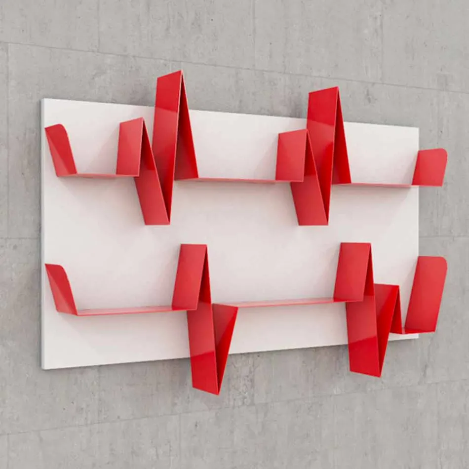 Library Design Battikuore 130x87 (2 shelves) Mabele Viadurini