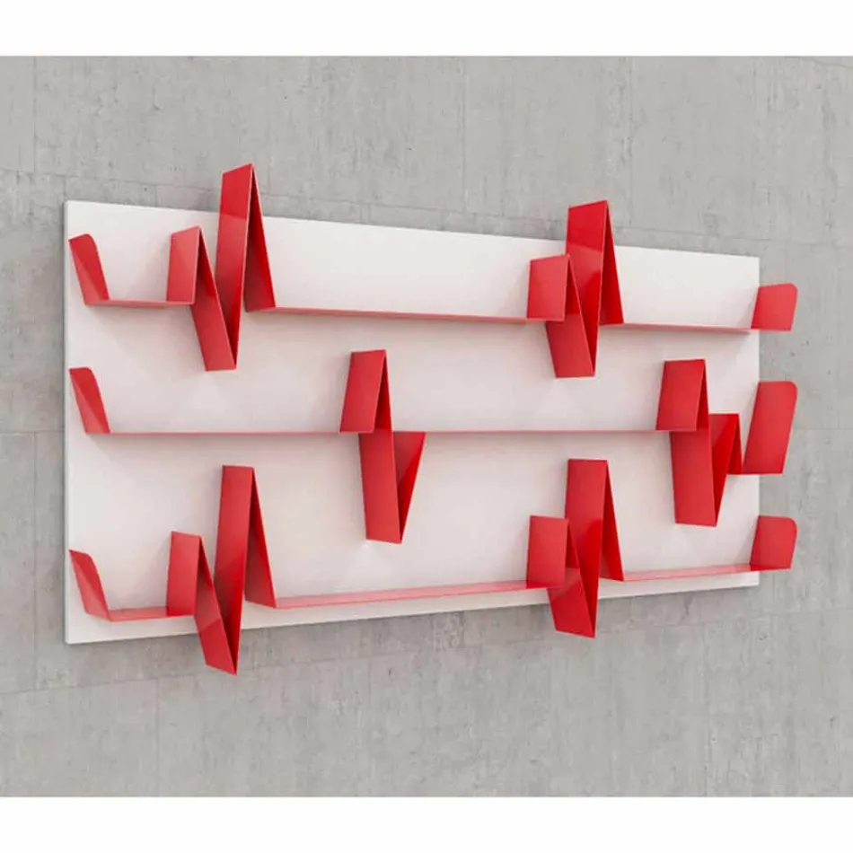 Library Design Battikuore 186x101 (3 shelves) Mabele Viadurini